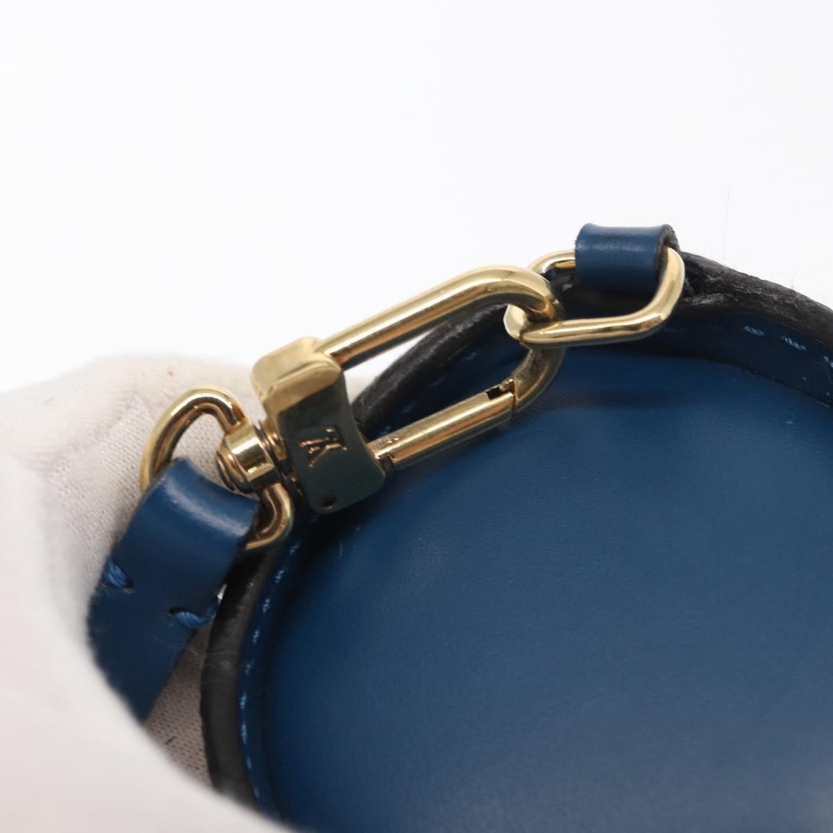 Louis Vuitton Soufflot Pochette Epi Leather, BLUE, LEATHER, Clutche & pouche