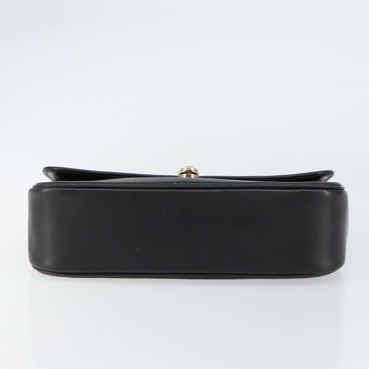 Burberry Vintage Handbag Leather, BLACK, LEATHER, Handbag