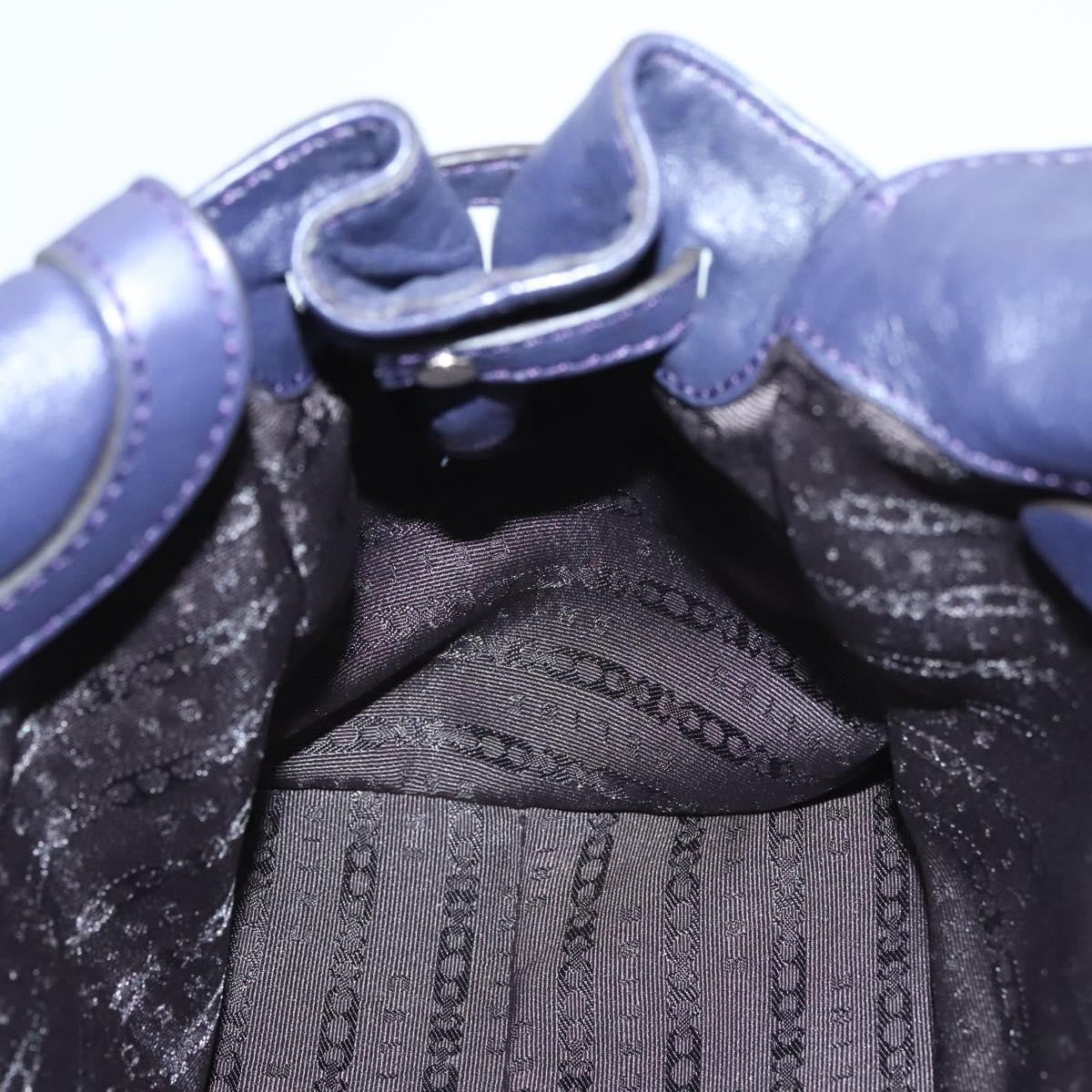 Celine Shoulder Bag Leather, PURPLE, LEATHER, Shoulder bag