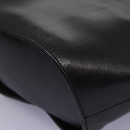 Salvatore Ferragamo Vintage Shoulder Bag Leather, BLACK, LEATHER, Shoulder bag