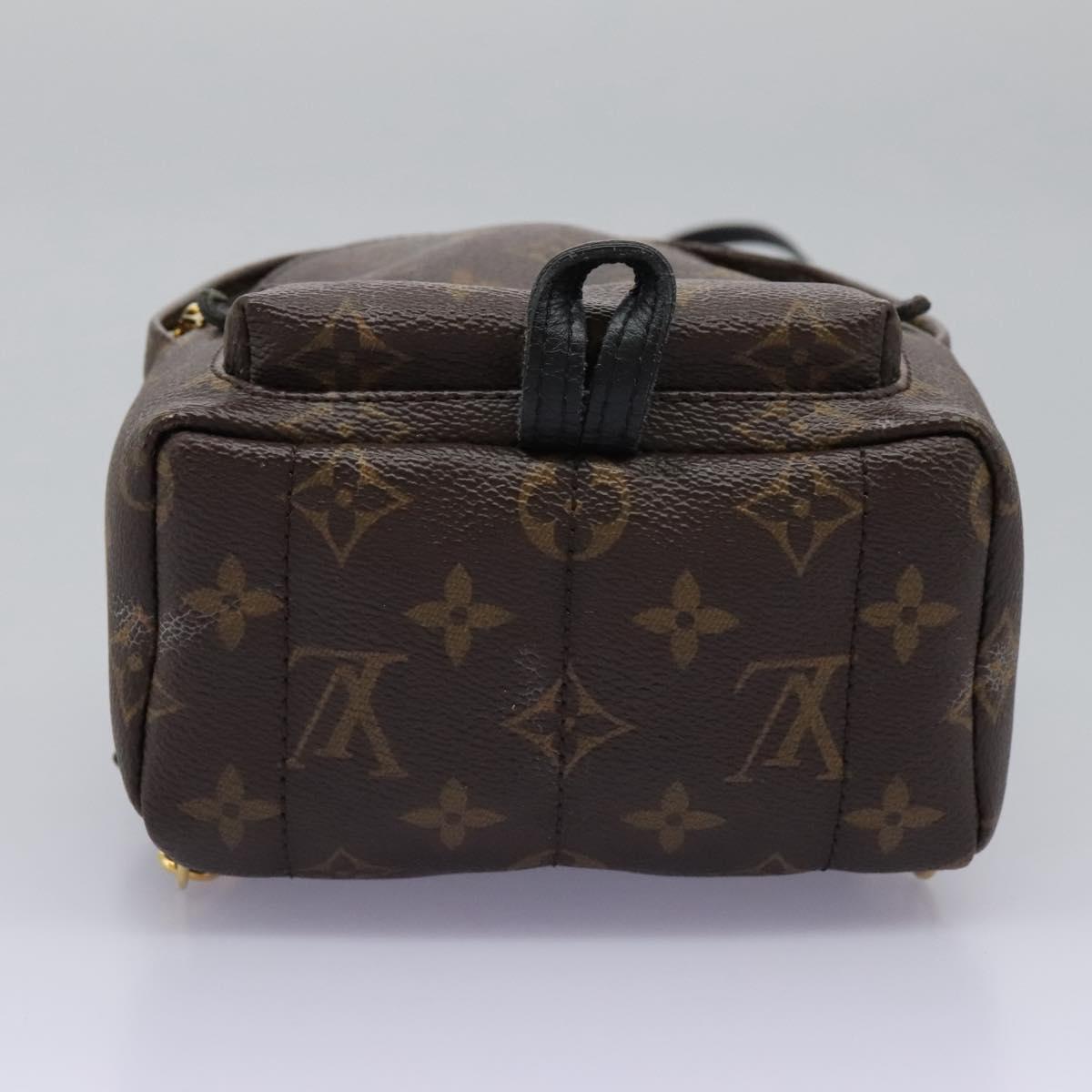 Louis Vuitton Palm Springs Backpack Monogram Canvas, BROWN, CANVAS, Backpack