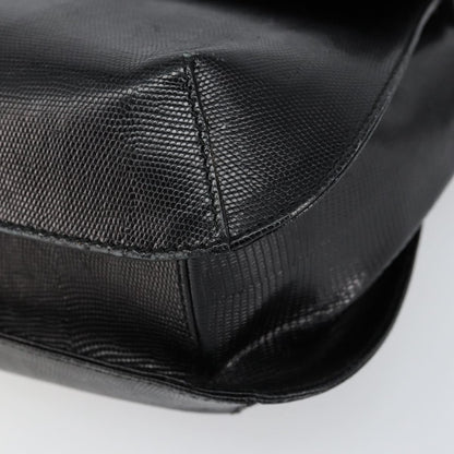 Salvatore Ferragamo Vintage Handbag Leather, BLACK, LEATHER, Handbag