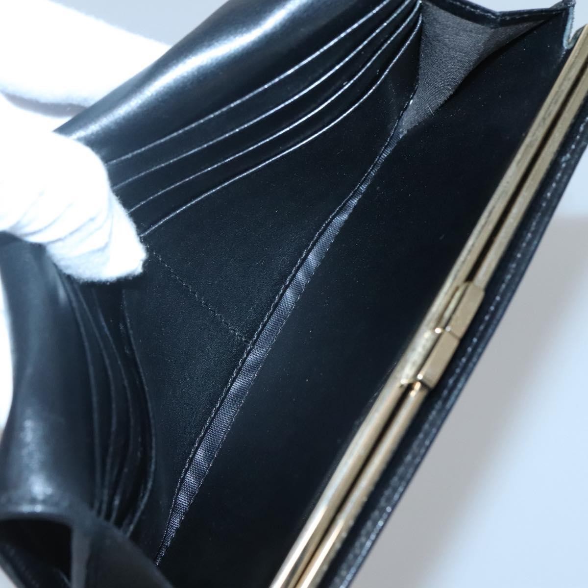 Fendi FF Flap Wallet Zucca Canvas with Embossed Leather, BLACK, CANVAS, Wallets