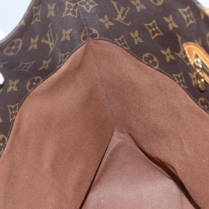 Louis Vuitton Shopping Sac Handbag Monogram Canvas, BROWN, CANVAS, Tote bag