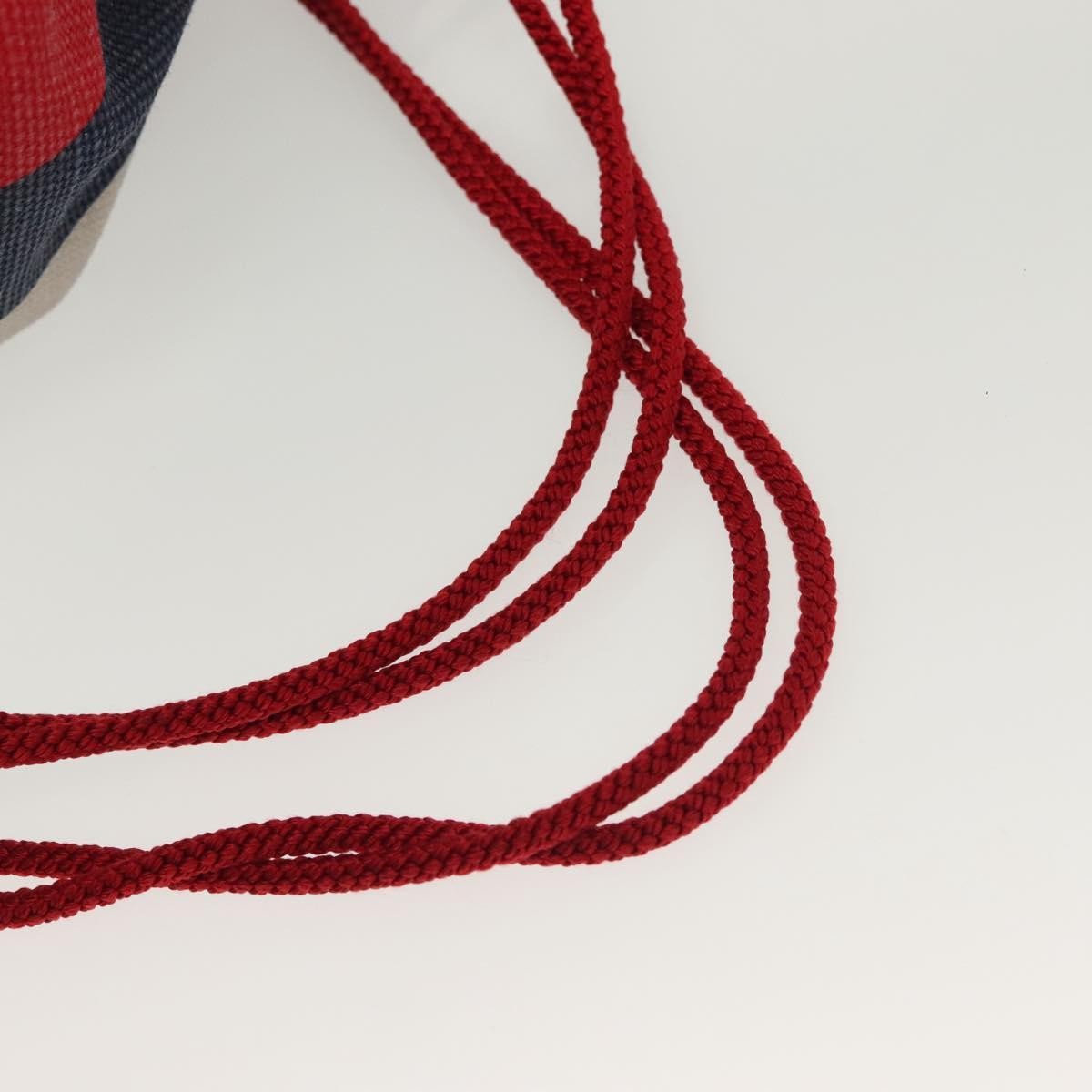 Gucci Logo Drawstring Backpack Striped Canvas, MULTICOLOUR, CANVAS, Backpack