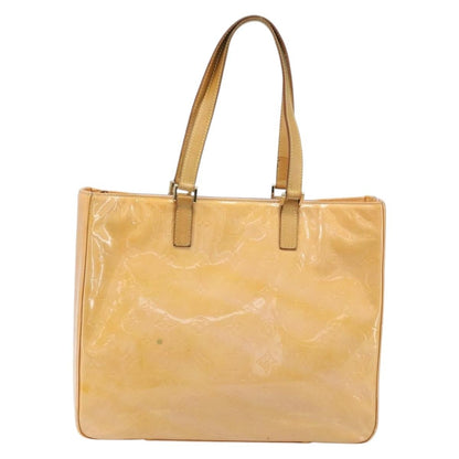 Louis Vuitton Columbus Handbag Monogram Vernis, Beige, Patent Leather, Tote Bag