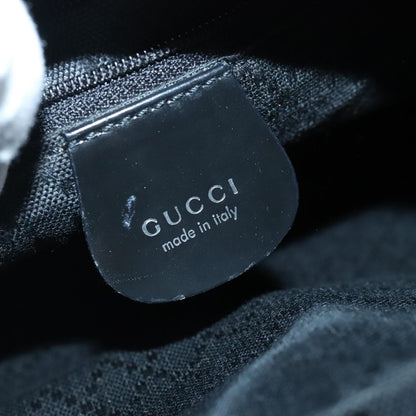 Gucci Bamboo Zip Pouch Nylon & Leather, BLACK, NYLON, Clutche & pouche
