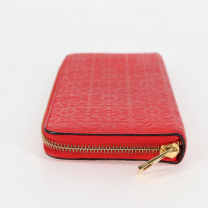 Loewe Anagram Wallet Leather, RED, LEATHER, Wallets