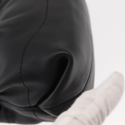 Salvatore Ferragamo W Chain Tote Leather, BLACK, LEATHER, Handbag