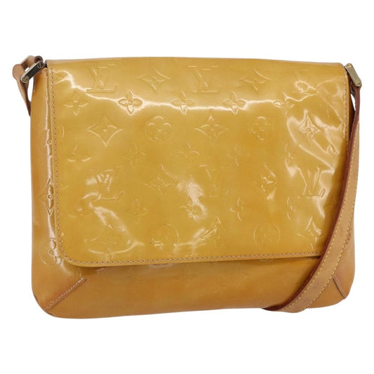 Louis Vuitton Thompson Street Handbag Monogram Vernis, BEIGE, PATENT_LEATHER, Shoulder bag