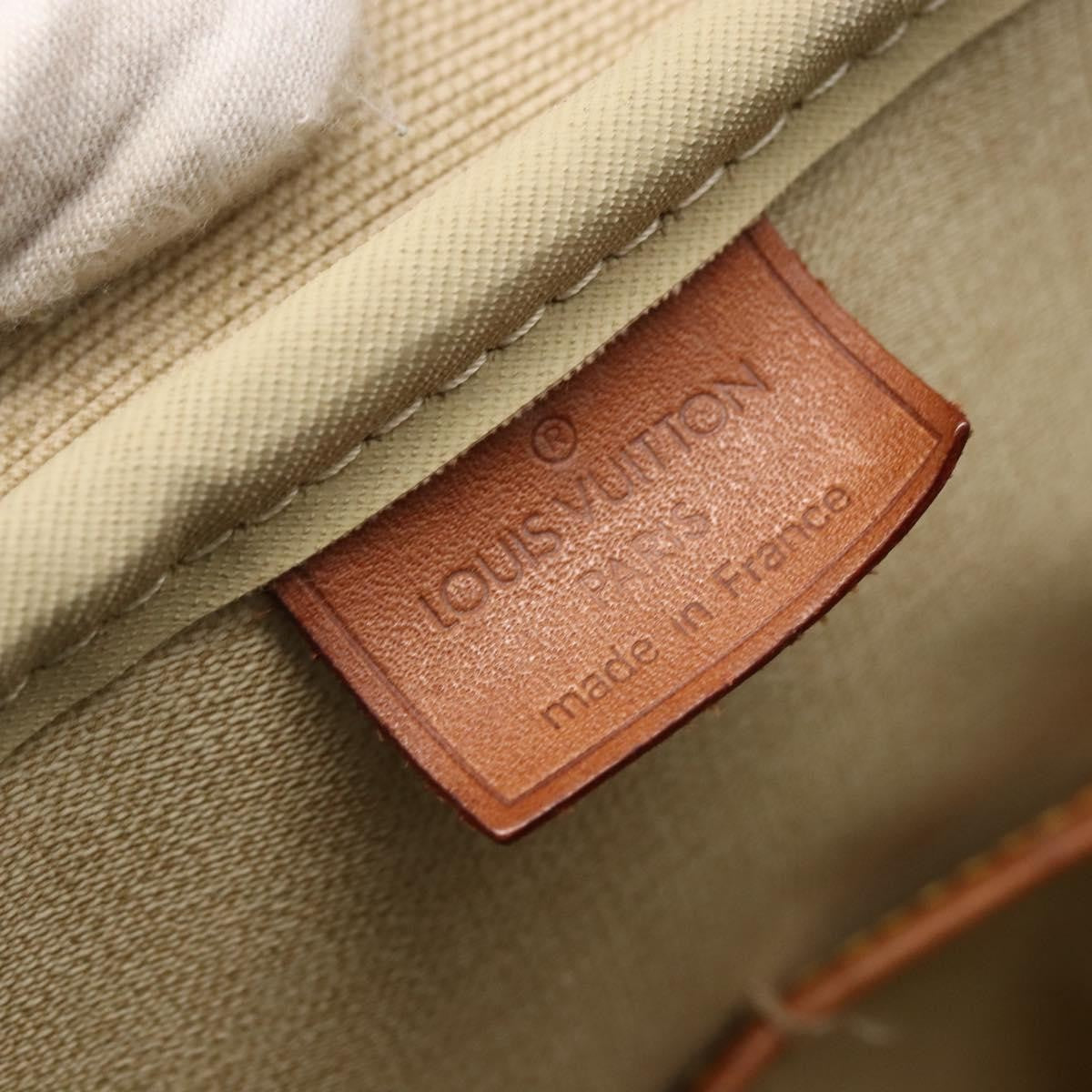 Louis Vuitton Deauville Handbag Monogram Canvas, BROWN, CANVAS, Handbag