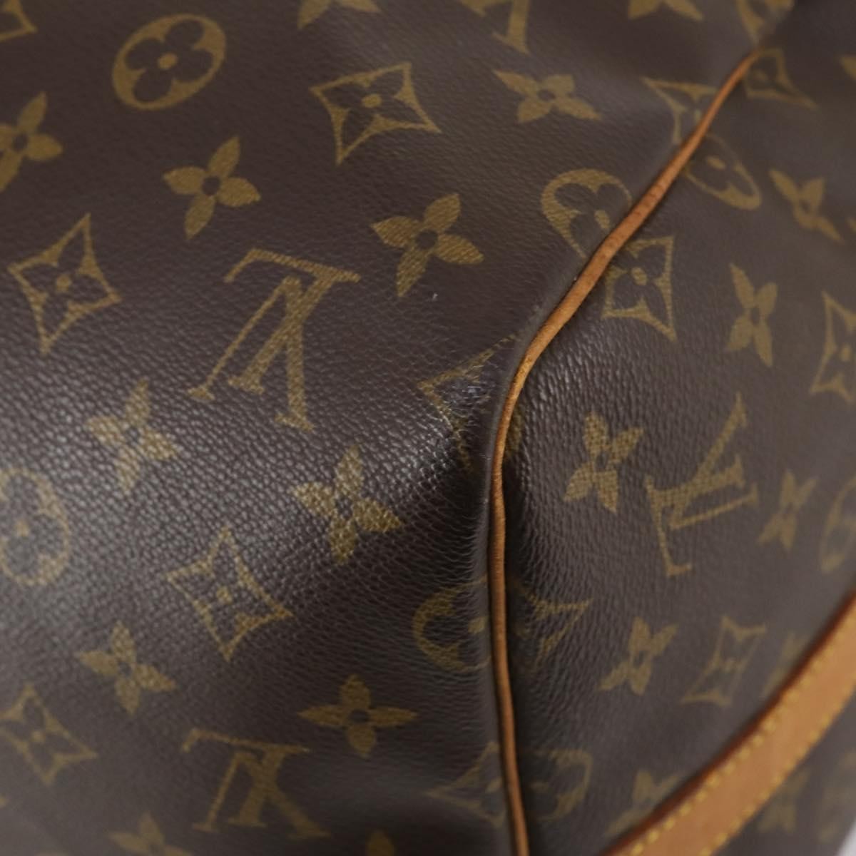 Louis Vuitton Keepall Bandouliere Bag Monogram Canvas, BROWN, CANVAS, Travel bag