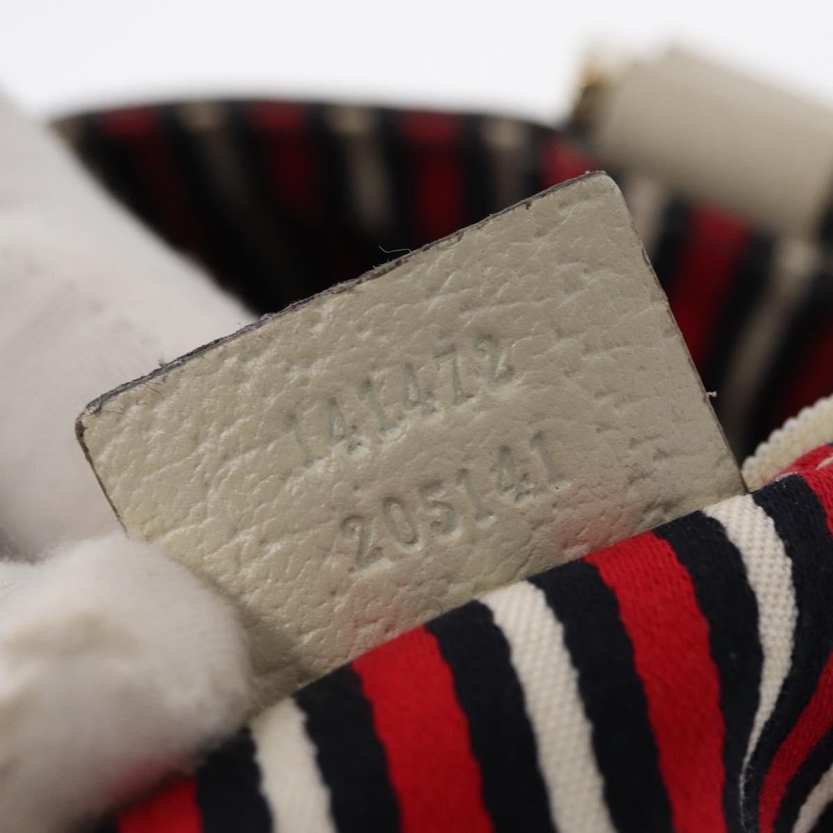 Gucci Abbey Tote GG Canvas with Leather, NAVY, CANVAS, Tote bag