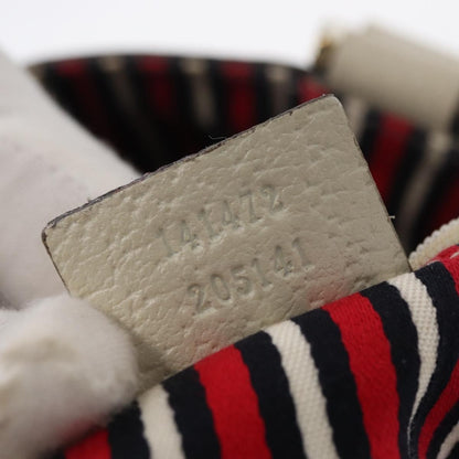 Gucci Abbey Tote GG Canvas with Leather, NAVY, CANVAS, Tote bag