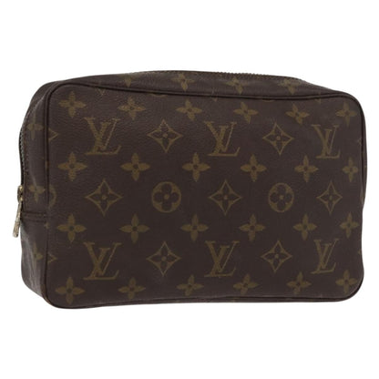 Louis Vuitton Trousse Toiletry Pouch Monogram Canvas, BROWN, CANVAS, Toiletry Case