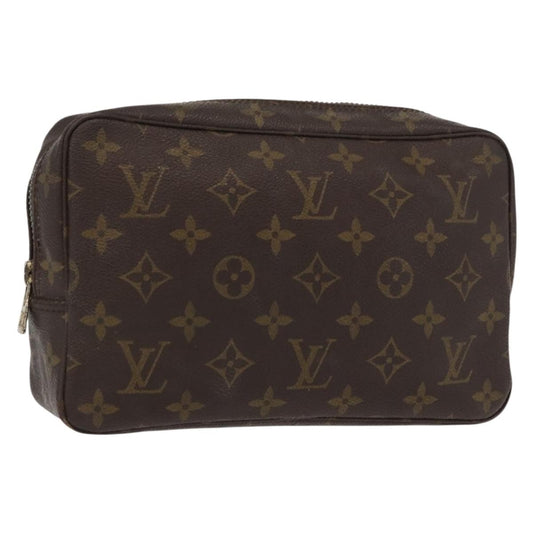 Louis Vuitton Trousse Toiletry Pouch Monogram Canvas, BROWN, CANVAS, Toiletry Case