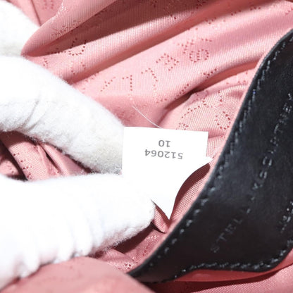 Stella McCartney Falabella Flap Pocket Backpack Shaggy Deer, BLACK, SUEDE, Backpack