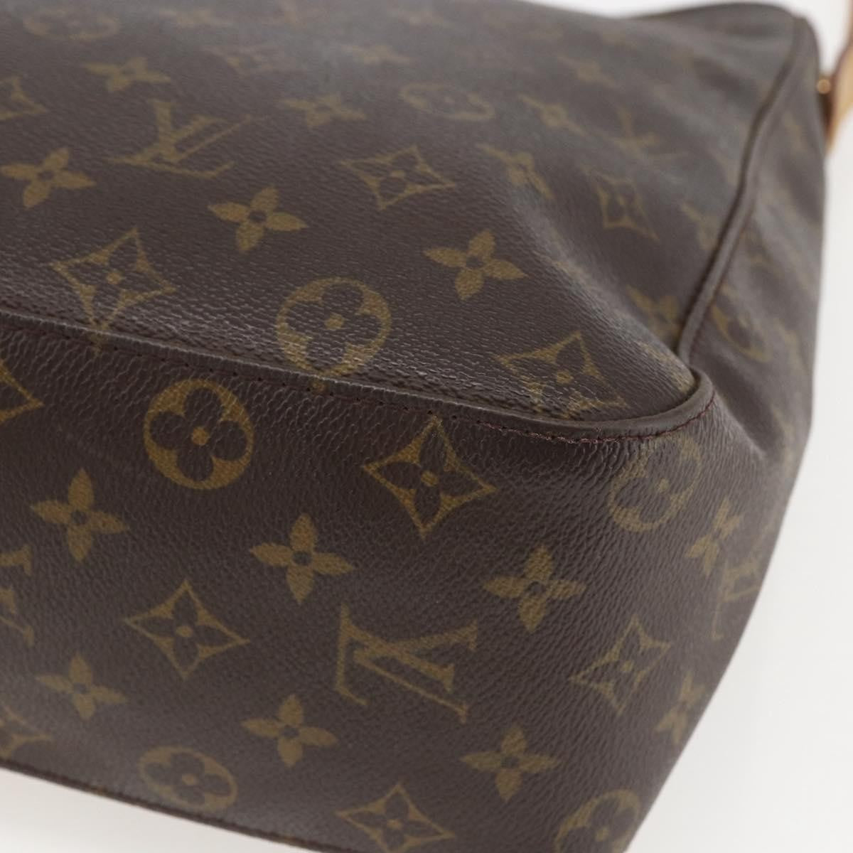 Louis Vuitton Looping Handbag Monogram Canvas, BROWN, CANVAS, Shoulder bag