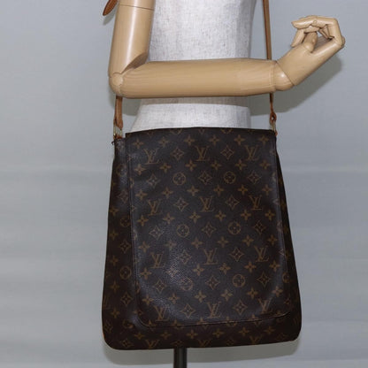 Louis Vuitton Musette Handbag Monogram Canvas, BROWN, CANVAS, Shoulder bag