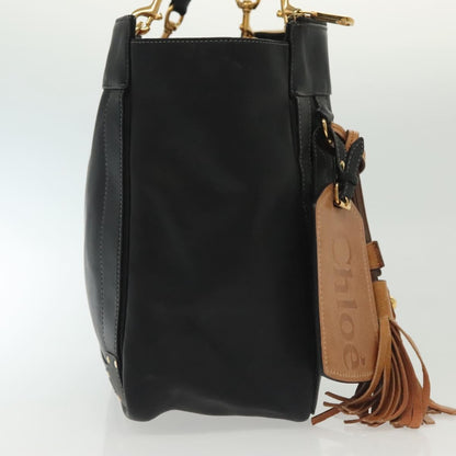 Chloe Vintage Shoulder Bag Leather, BLACK, LEATHER, Shoulder bag