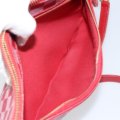 Louis Vuitton Modul Handbag Damier Couleurs, RED, CANVAS, Clutche & pouche