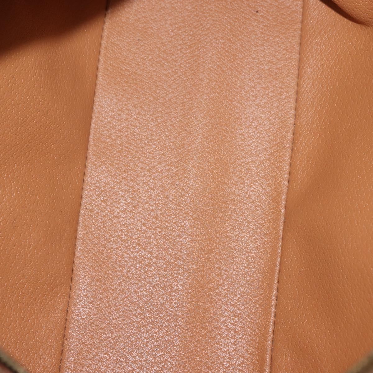 Celine Vintage Macadam Handbag Canvas and Leather, BROWN, CANVAS, Handbag