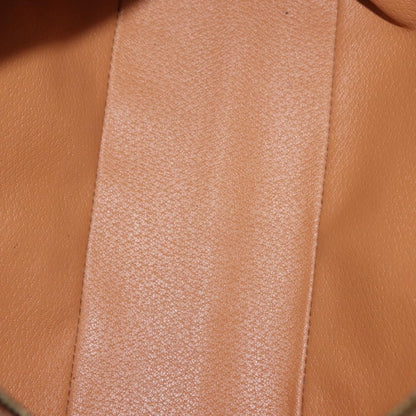 Celine Vintage Macadam Handbag Canvas and Leather, BROWN, CANVAS, Handbag