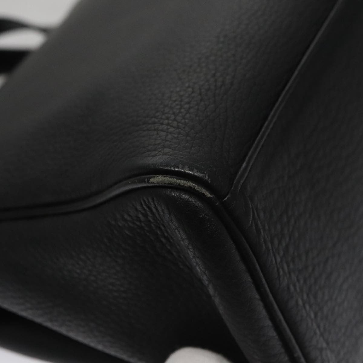 Burberry Vintage Handbag Leather, BLACK, LEATHER, Handbag