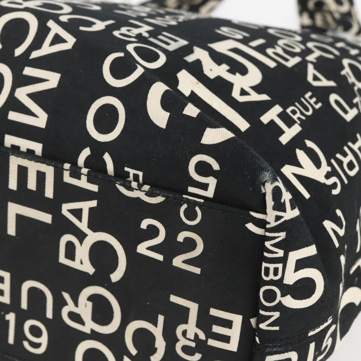 Chanel 31 Rue Cambon Beach Zip Tote Printed Canvas, BLACK, CANVAS, Tote bag