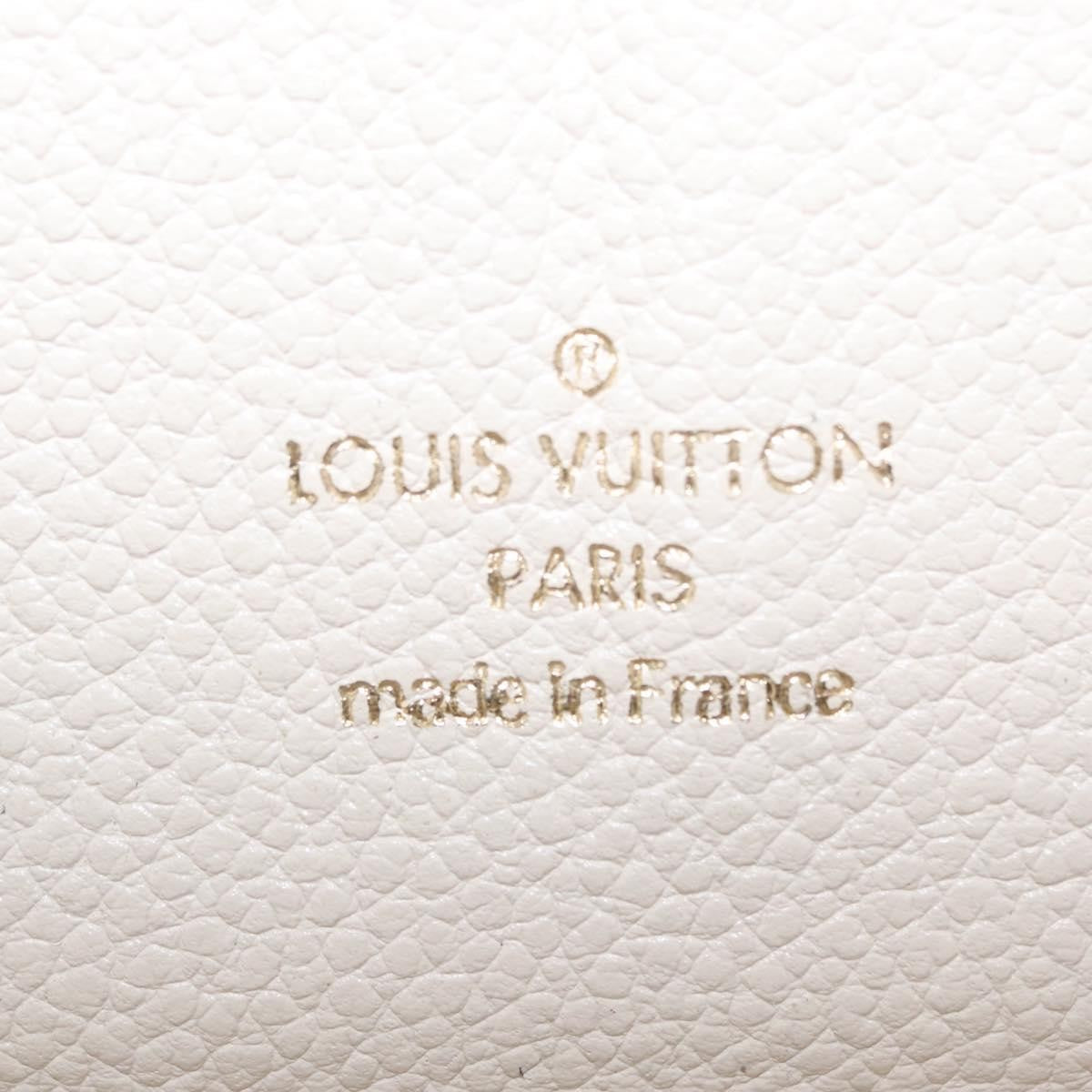 Louis Vuitton Zippy Wallet NM Leather Empreinte, WHITE, LEATHER, Wallets