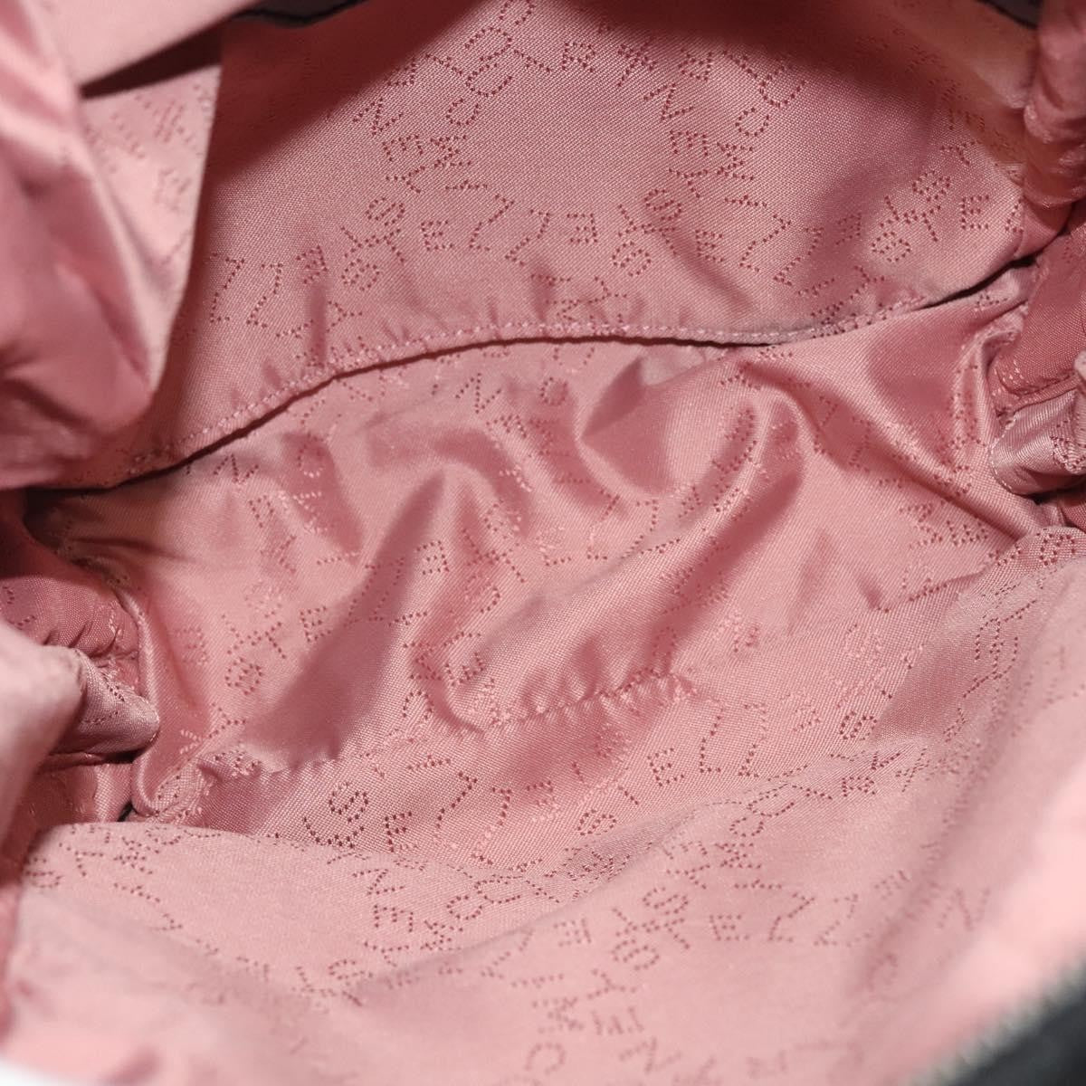 Stella McCartney Falabella Flap Pocket Backpack Shaggy Deer, BLACK, SUEDE, Backpack