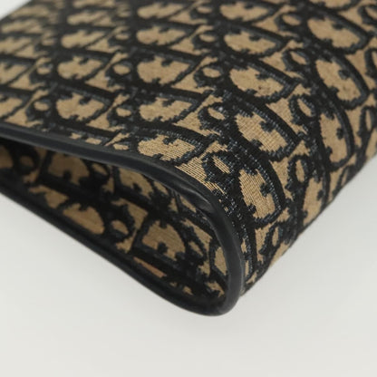 Christian Dior wristlet zip dior Canvas, NAVY, CANVAS, Shoulder bag