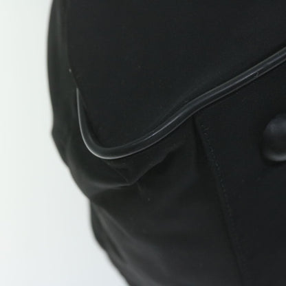 Prada Vintage Zip Handbag Tessuto, BLACK, NYLON, Handbag