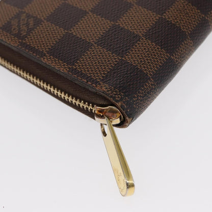 Louis Vuitton Zippy Wallet NM Damier, BROWN, CANVAS, Wallets