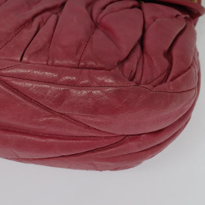 Miu Miu Coffer Convertible Hobo Matelasse Leather, PINK, LEATHER, Handbag