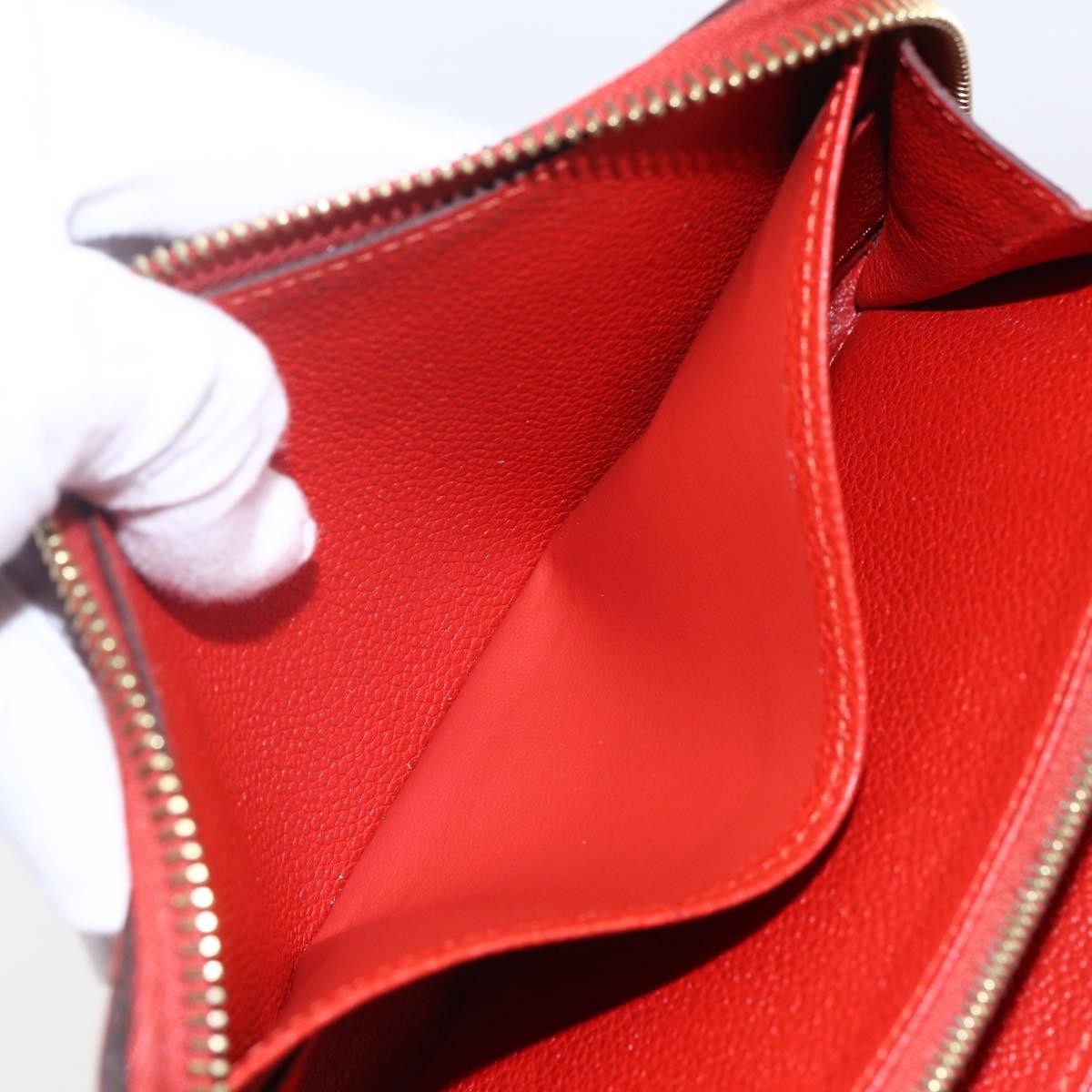 Louis Vuitton Portefeuille zippy Monogramme Empreinte Monogramme Empreinte, RED, LEATHER, Wallets