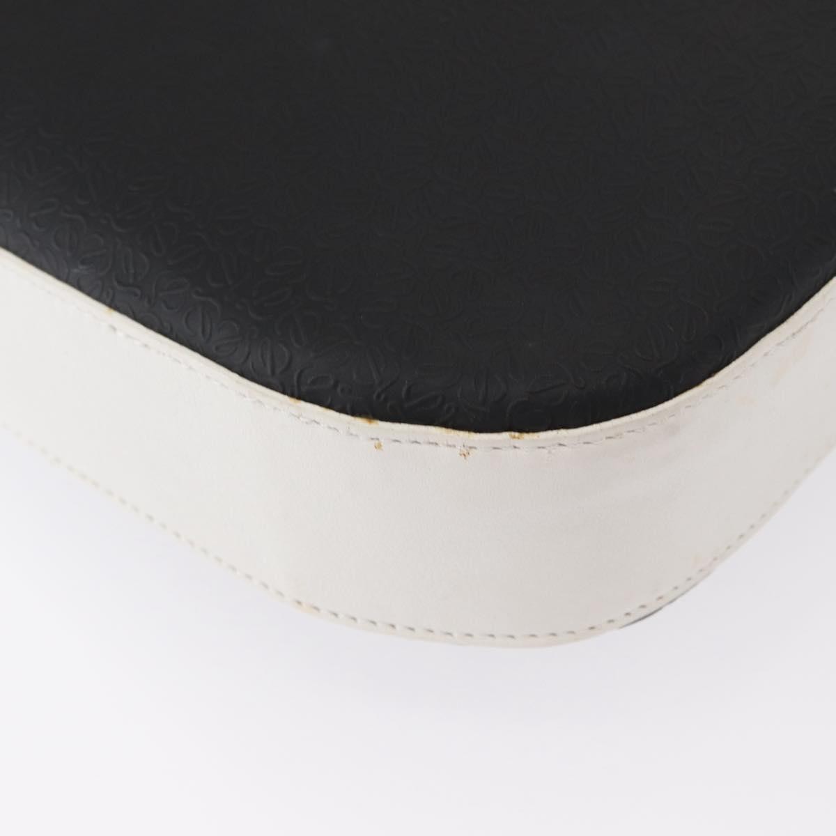 Loewe Anagram Shoulder Bag Leather, BLACK, LEATHER, Shoulder bag