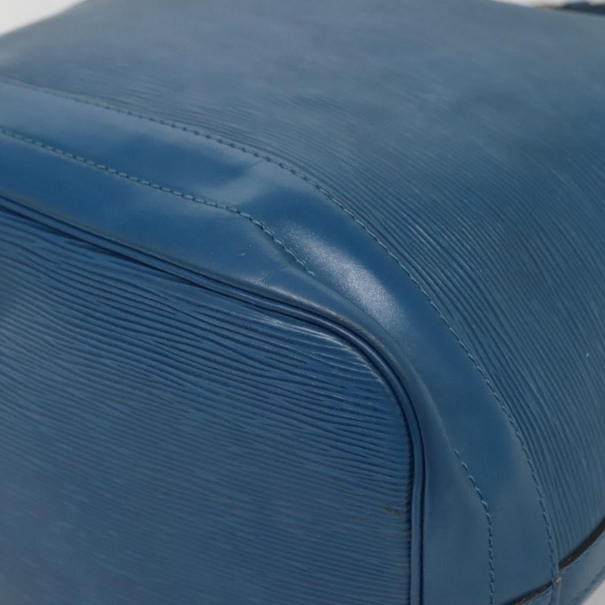 Louis Vuitton Noe Handbag Epi Leather, BLUE, LEATHER, Shoulder bag