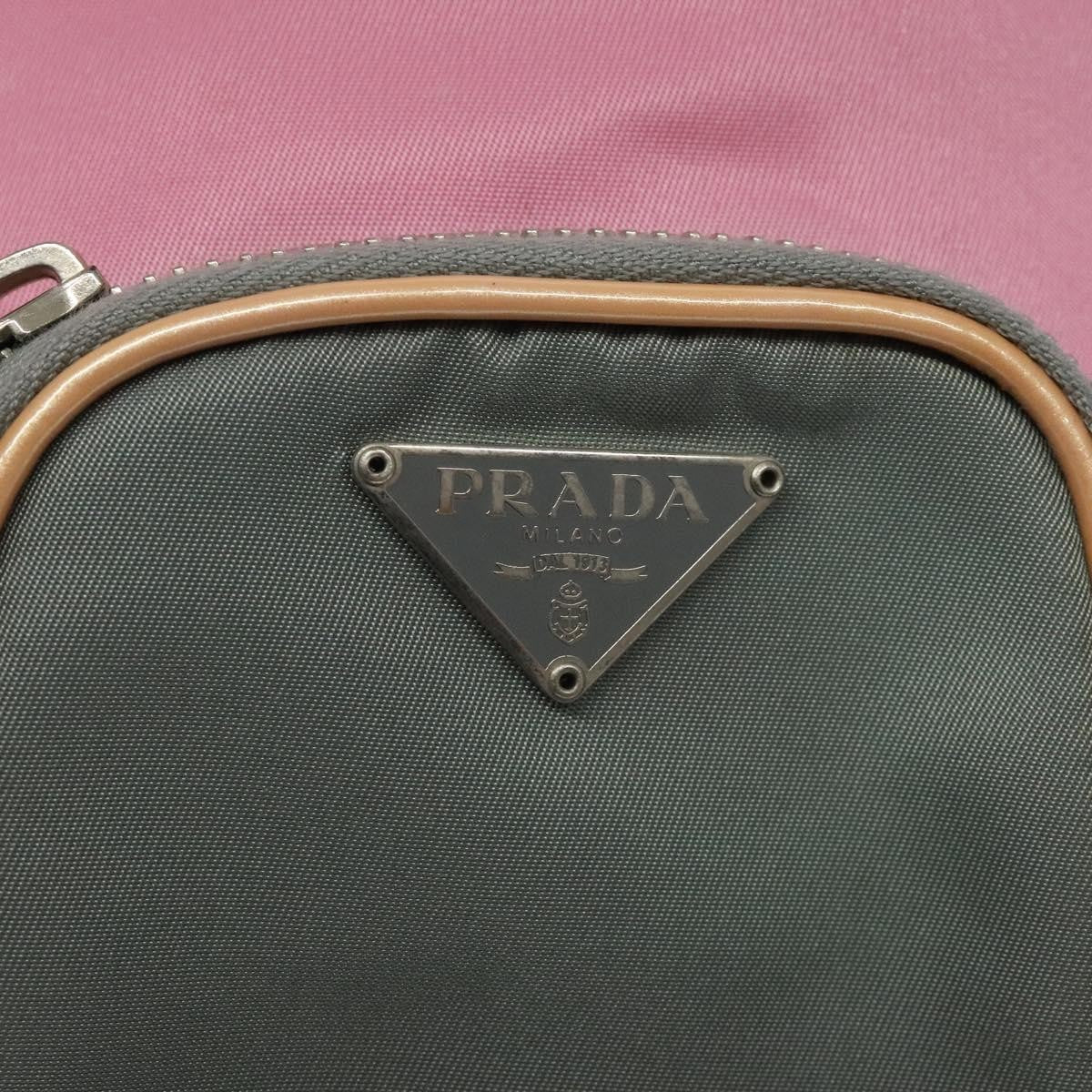 Prada Drawstring Bucket Bag Tessuto, PINK, NYLON, Handbag