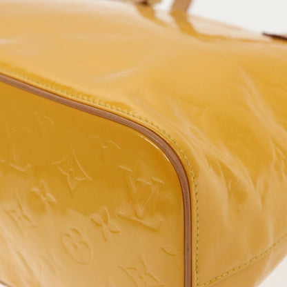 Louis Vuitton Houston Handbag Monogram Vernis, YELLOW, PATENT_LEATHER, Handbag
