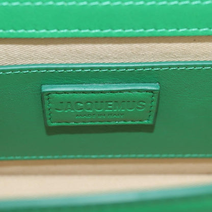 Jacquemus Le Bambinou Flap Bag Leather, GREEN, LEATHER, Handbag