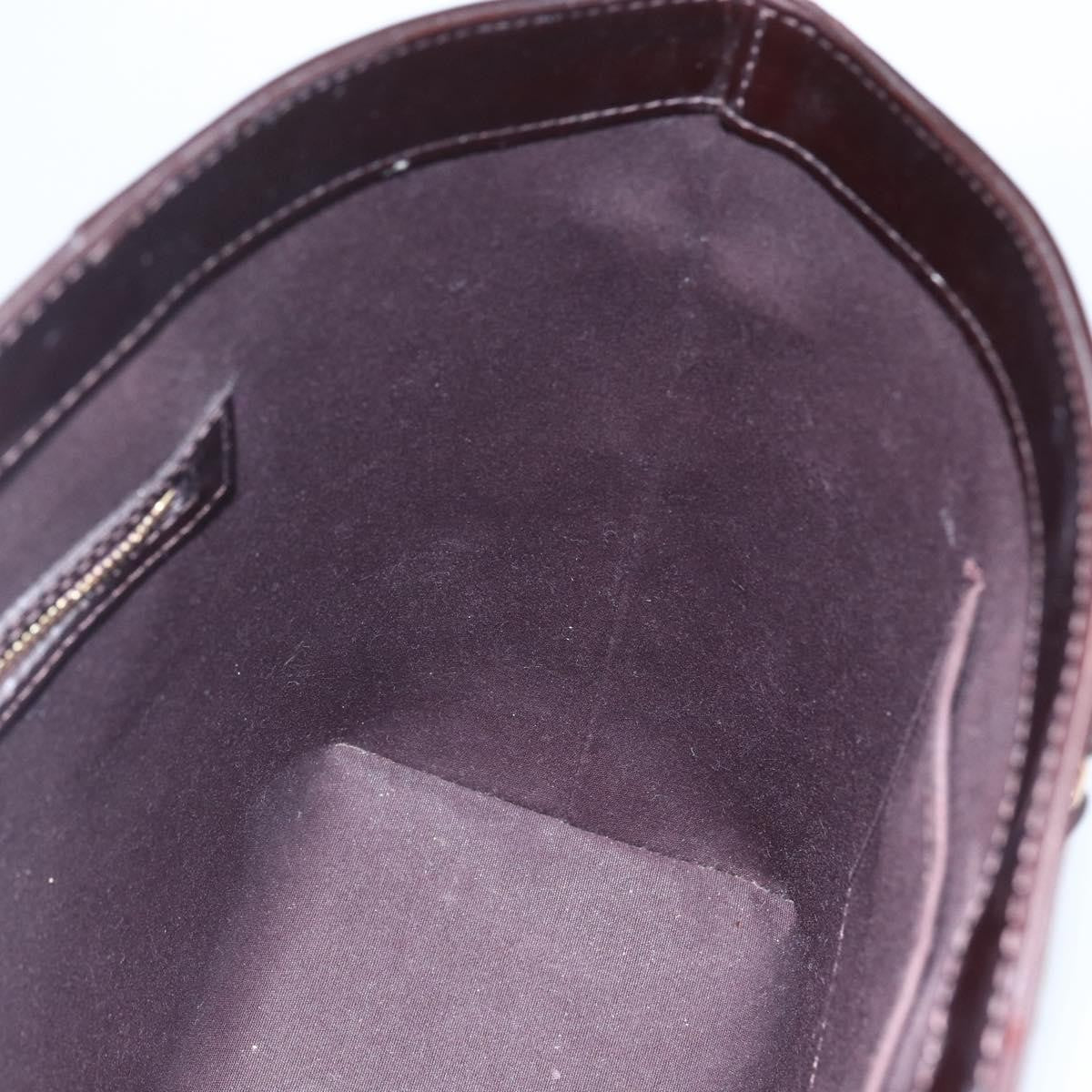 Louis Vuitton Avalon Handbag Monogram Vernis, PURPLE, PATENT_LEATHER, Handbag