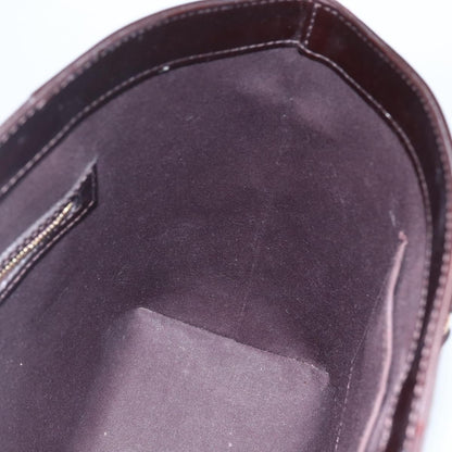 Louis Vuitton Avalon Handbag Monogram Vernis, PURPLE, PATENT_LEATHER, Handbag