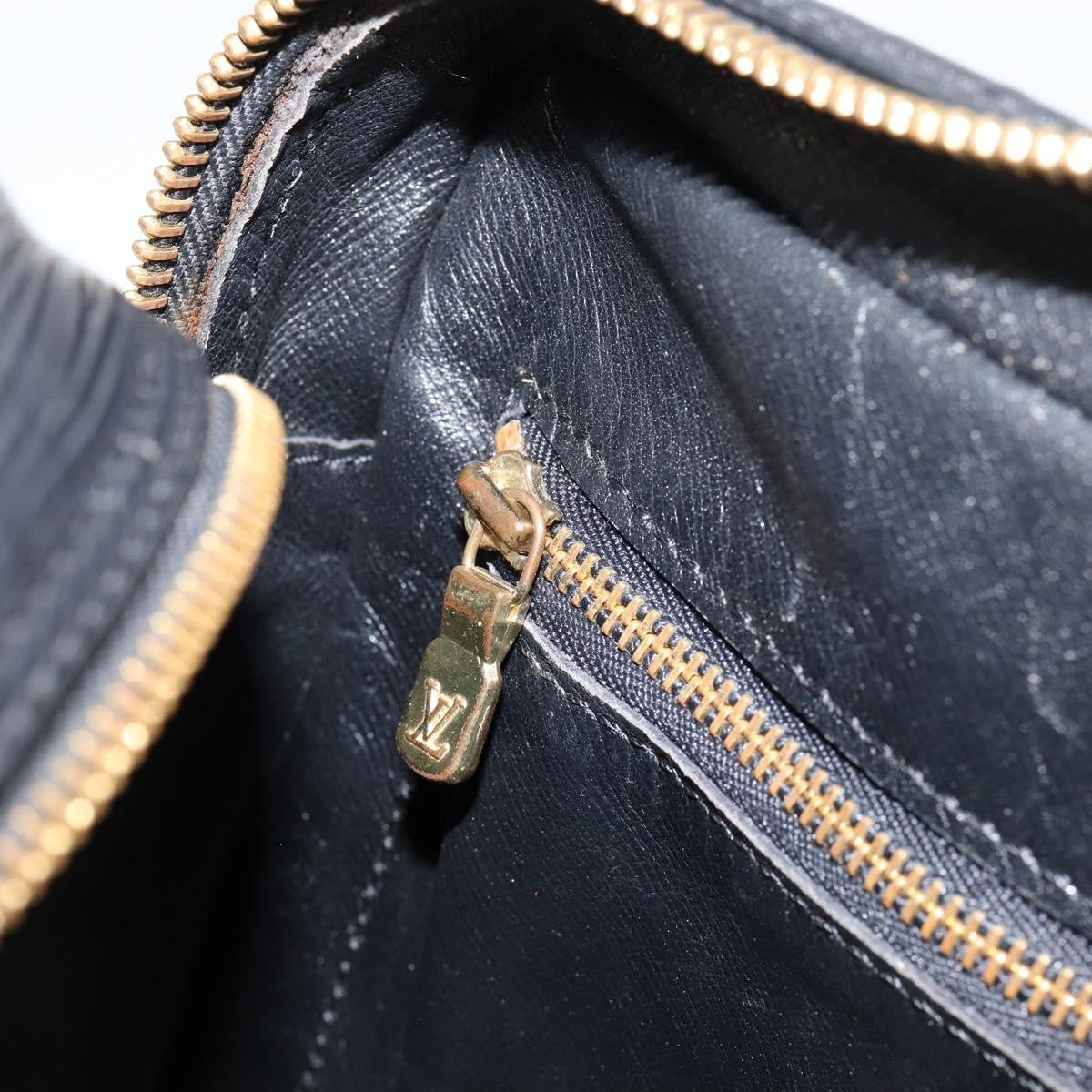 Louis Vuitton Trocadero Handbag Epi Leather, BLACK, LEATHER, Shoulder bag