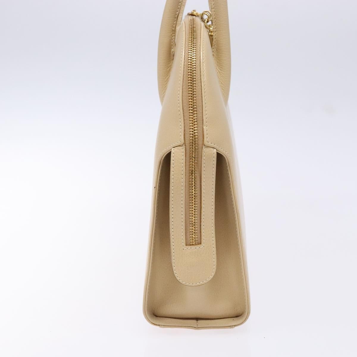 Salvatore Ferragamo Convertible Dome Gancini Leather, BEIGE, LEATHER, Handbag