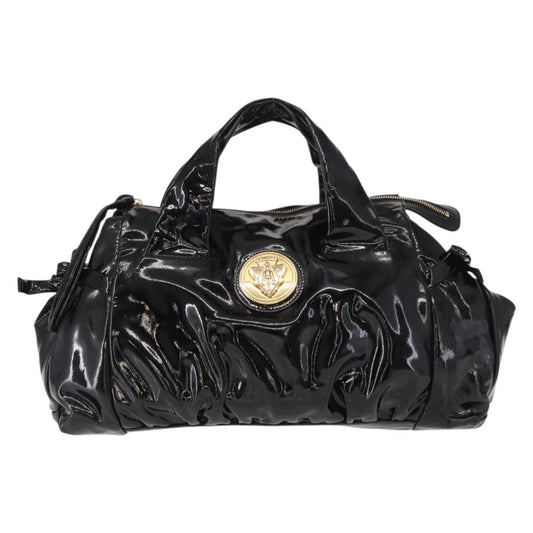 Gucci Hysteria Convertible Top Handle Bag Patent, BLACK, PATENT_LEATHER, Handbag