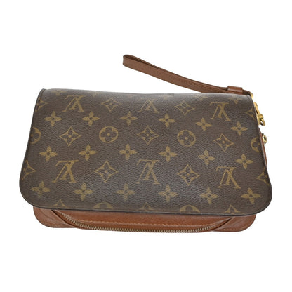 Louis Vuitton Pochette Orsay Monogram Canvas, BROWN, CANVAS, Clutche & pouche