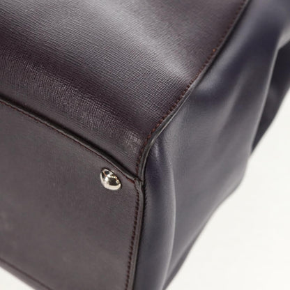 Fendi 2Jours Bag Leather, PURPLE, LEATHER, Handbag