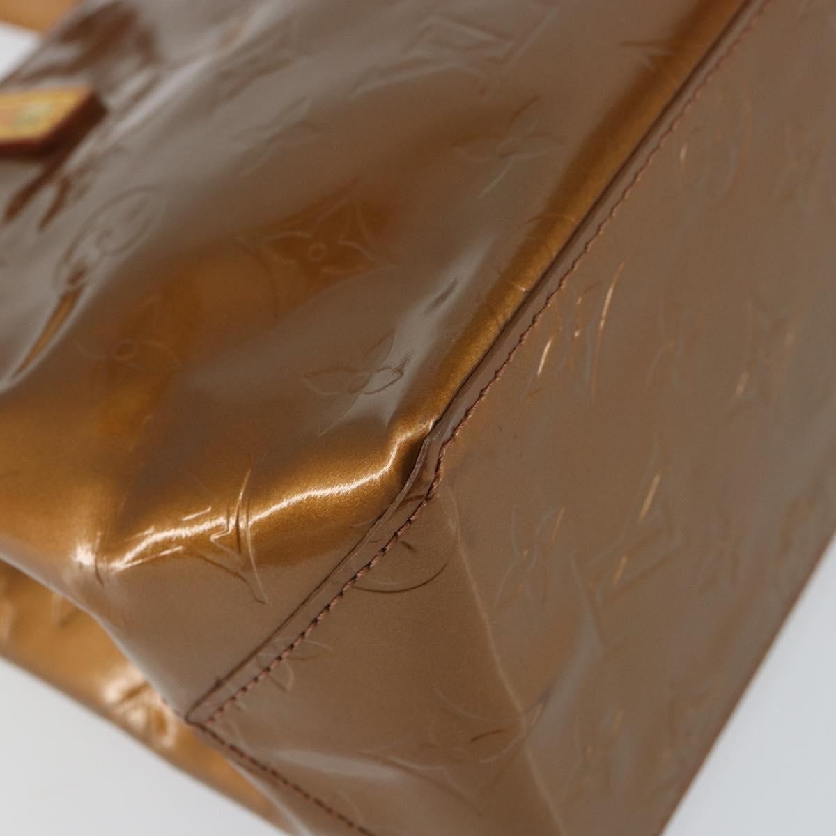 Louis Vuitton Reade Handbag Monogram Vernis, BROWN, PATENT_LEATHER, Tote bag