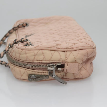 Prada Camera Bag Quilted Tessuto, PINK, NYLON, Crossbody bag